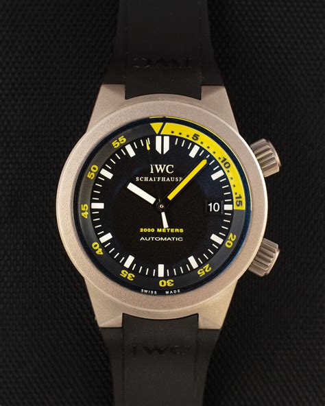 iwc aquatimer titanium|iwc aquatimer for sale.